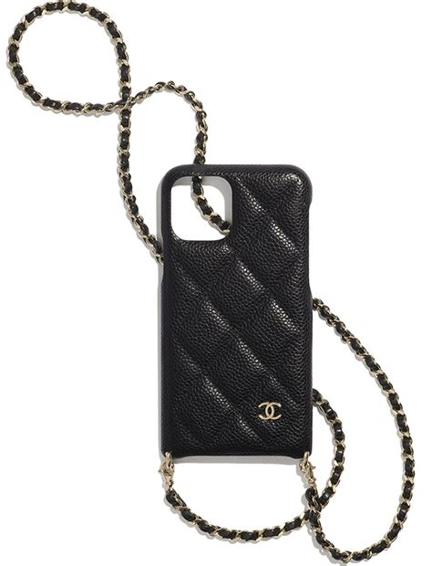 chanel cell phone case|chanel iphone case with chain.